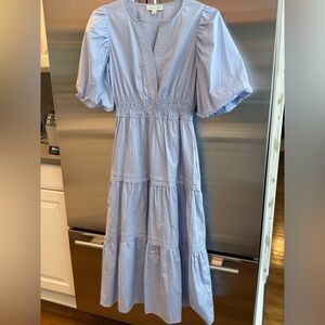 Baby blue maxi dress